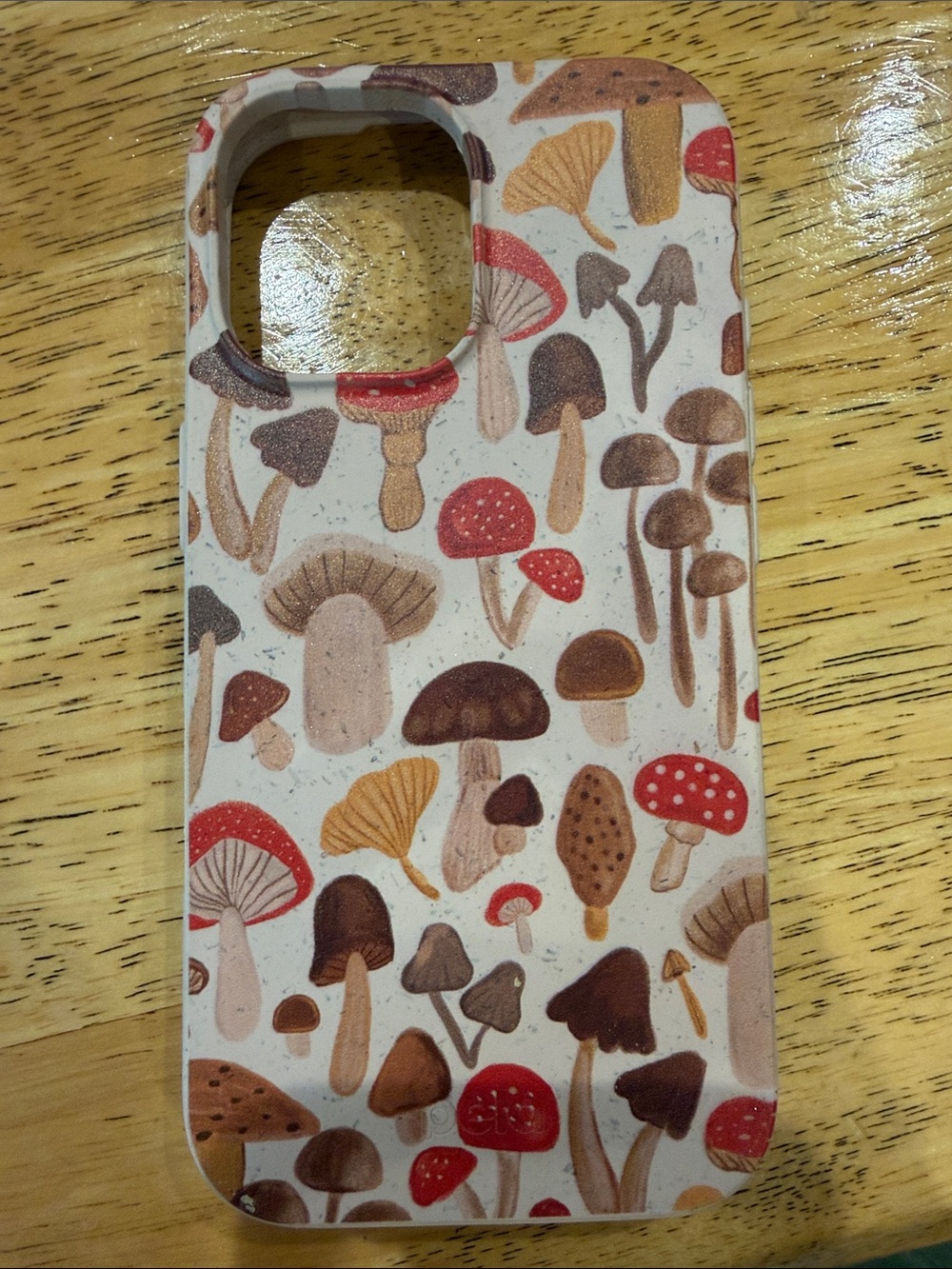 iPhone 17 Pela Mushroom Pattern Phone Case